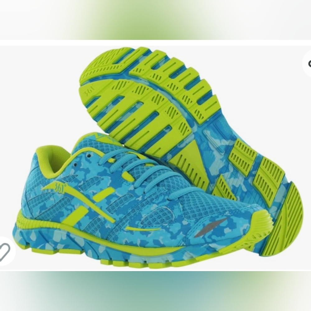 NEW zomi 361 blue and yellow sneakers/ running shoes